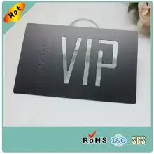 Высокое Качество Индивидуальный металлический карты черная металлическая членская карта VIP карта