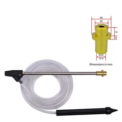 High Pressure Cleaner Sand Blasting Gun Ceramic Nozzle for Water Gun Interface Strong Pressure To Remove Scale and Stains