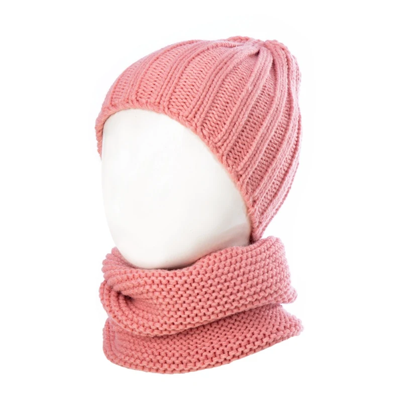 2 шт., осенне-зимний вязаный для новорожденных шапки, набор шарфов для мальчиков и девочек, теплая вязаная шапочка, однотонный Детский шарф