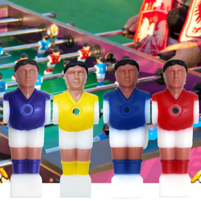 4pcs Foosball Men Replacement Parts Soccer Table Player Football Machine Accessories table football game tabletop soccer game