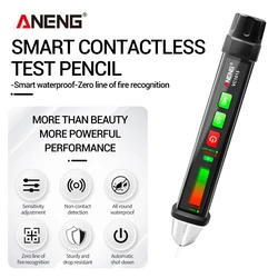 ANENG VC1015 Non-contact AC Voltage Detector Tester Meter 12V-1000v Pen Style Electric Indicator LED Voltage Meter Vape Pen
