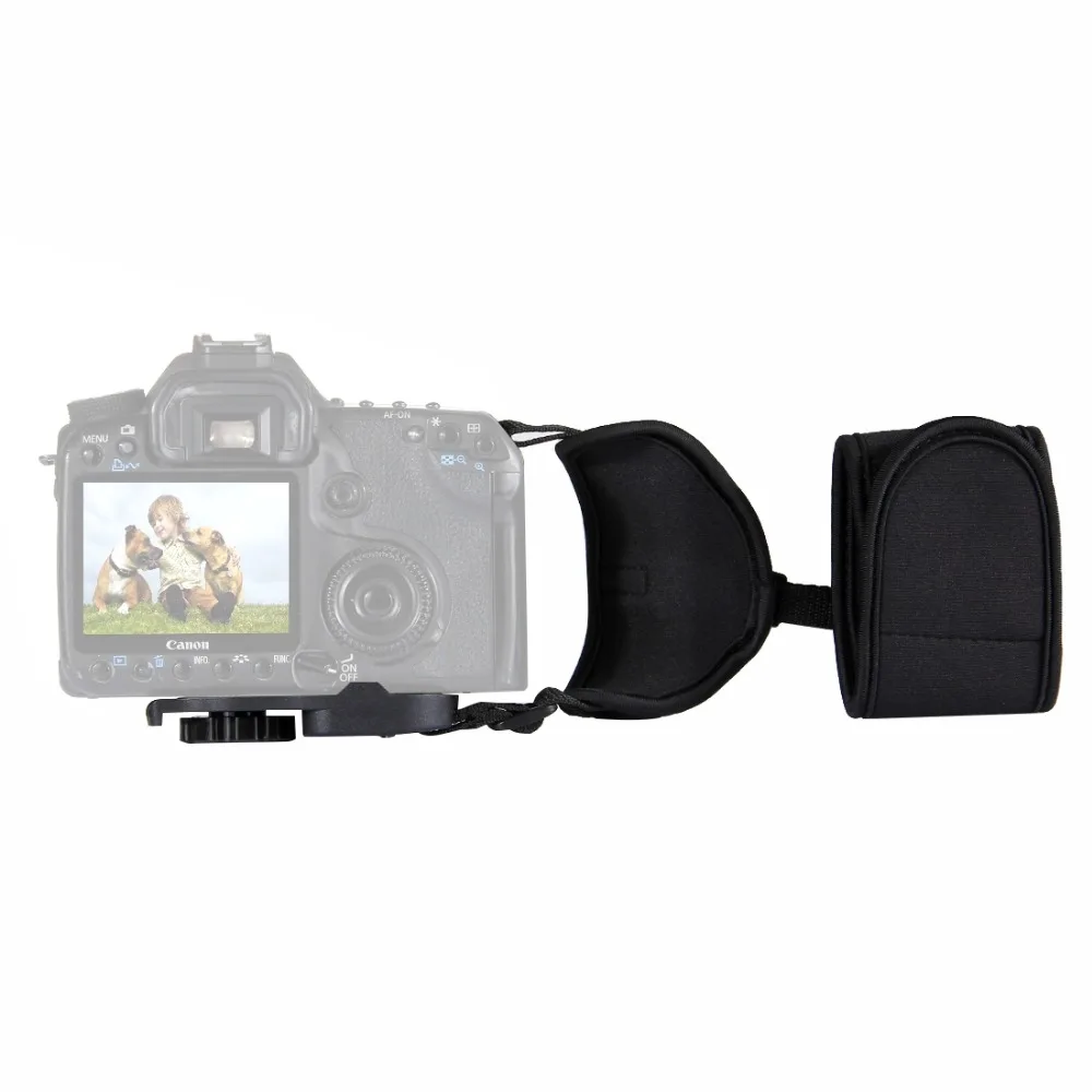 Memteq Мягкий неопреновый ремешок для рук DSLR камеры плечевой ремень с быстросъемным 1/4 ''винтом для Canon Nikon sony