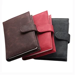 Retro Business Leather Passport Holder PU Passport Book With Buckle Card Holder Package Passport Cover Travel Accessories New