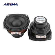 AIYIMA 2 шт. портативные аудио полнодиапазонные динамики 4 Ом 10 вт DIY Настольный стерео звуковой динамик с bluetooth драйвер для домашнего кинотеатра