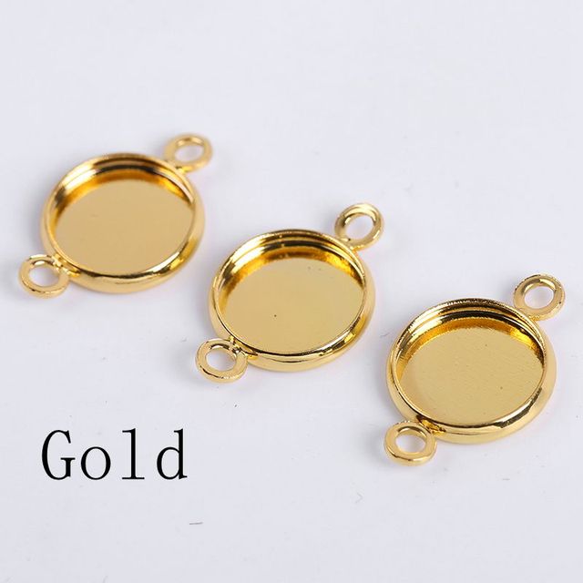 Cabochon Base Tray Bezels Bracelet Necklace Diy Accessories Blank Charms Pendant Setting Base For Jewelry Making