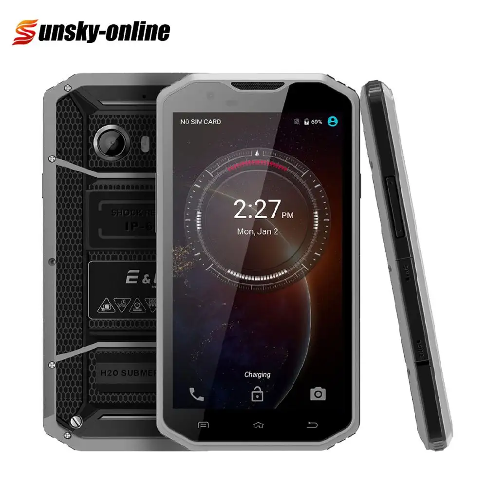 

KENXINDA E&L Proofing W8 IP68 Waterproof Smartphone 5.5'' 2GB+16GB 8MP+5MP Android 7.0 Octa Core Dual SIM 4G Lite Mobile Phone