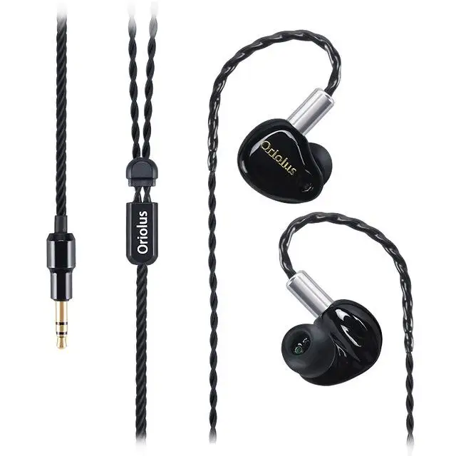 HiFi Version Black Ориолус Finschi 1DD+ 1BA гибридная технология Hifi музыкальный монитор DJ студийный сценический наушник наушники-вкладыши - Цвет: HiFi Version Black