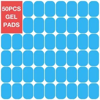 

50Pc Replacement Hydrogel Ems Gel Pads 4*6CM Abdominal Muscle Stimulator Exerciser Gym Gel Stickers Fitness Accessories Patch