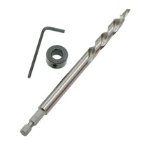 Шаг сверло высокоскоростной стальной деревообрабатывающий угловой Дырокол только Наклонный локатор дыр второй заказ сверло 9,5 Размер