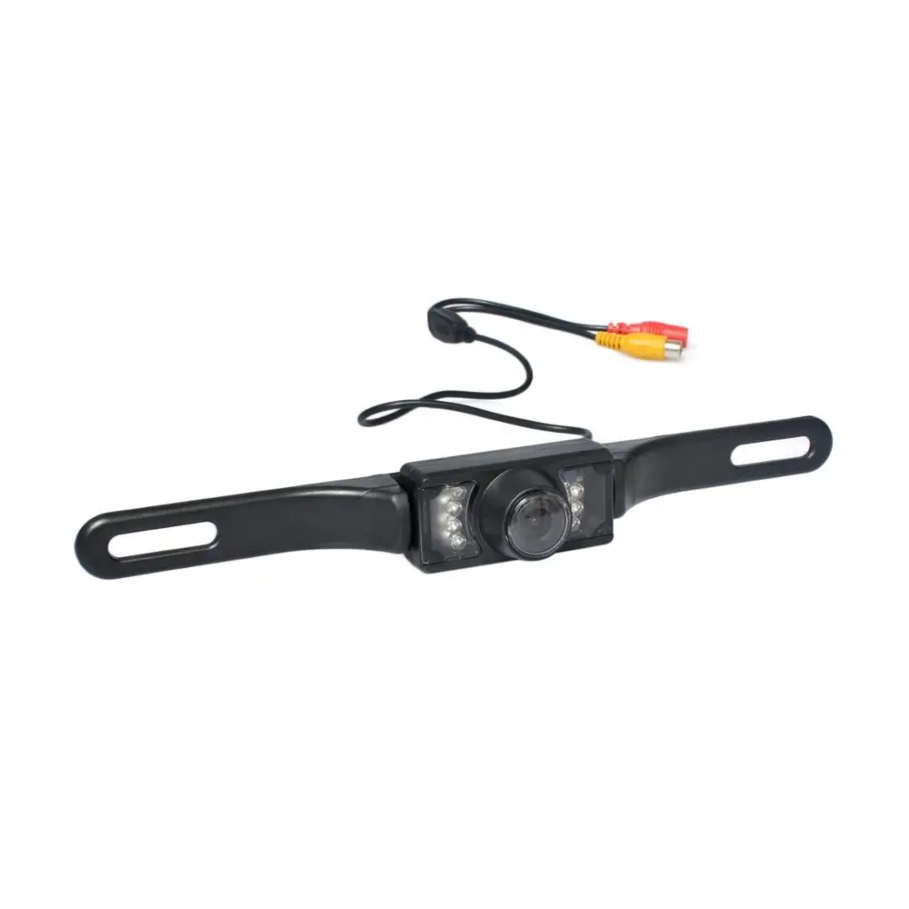 DIYSECUR DC 12V " сенсорная кнопка ультратонкий экран автомобильный монитор+ ИК ночного видения камера заднего вида+ видео кабель 5 м