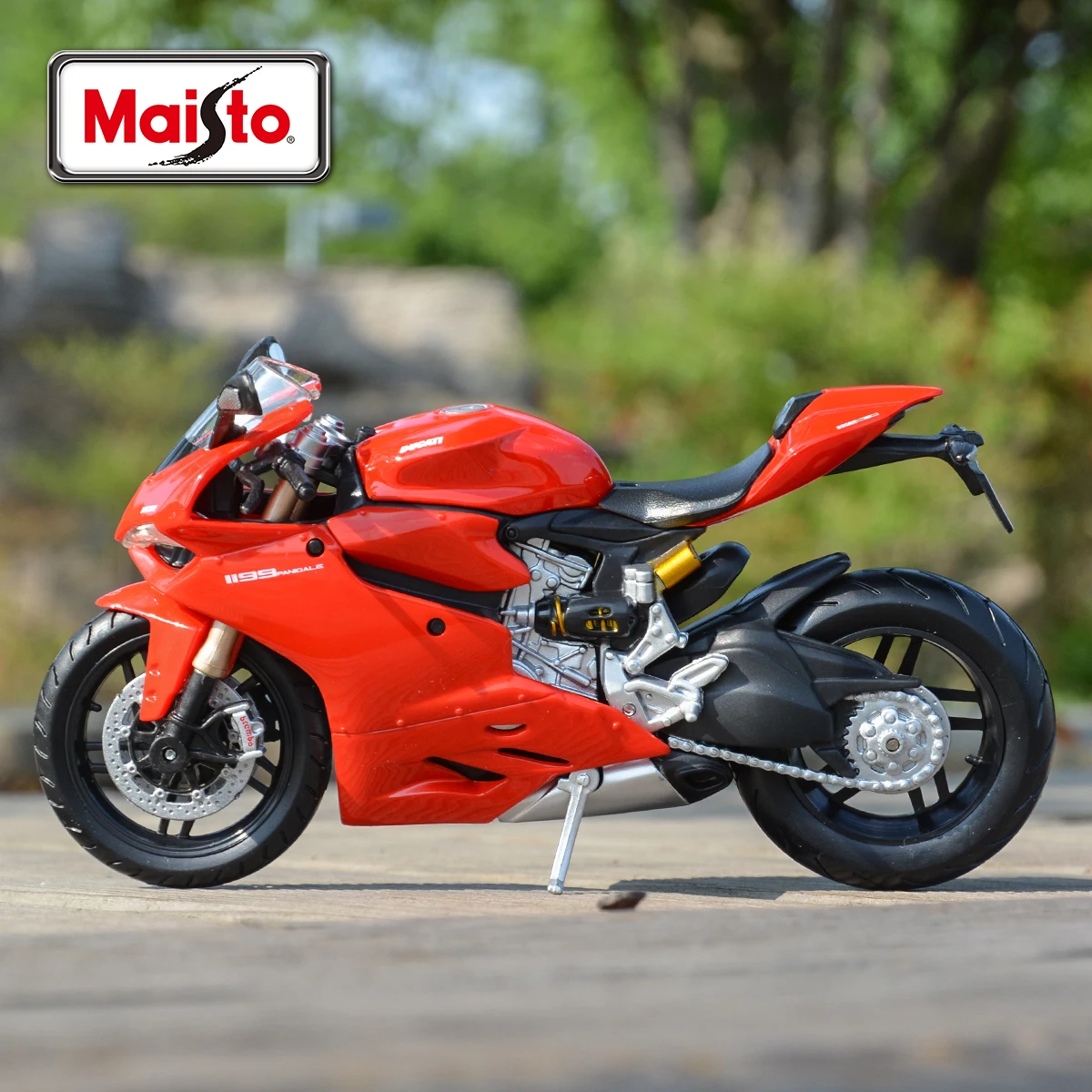 Maisto 1:12 Diavel 1199 Panigale Die Cast Vehicles Collectible Hobbies Motorcycle Model Toys 6