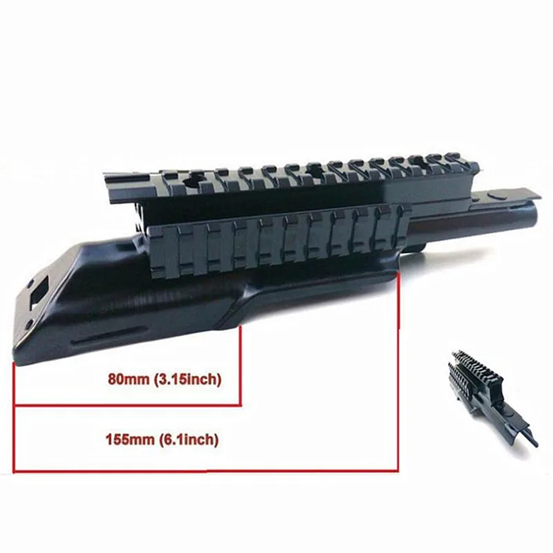 АК 47 рецептор cubierta Улучшенный montaje alcance Серия Три-рейка Интегральная Пикатинни винтовка Weaver carril de montaje alcance acce