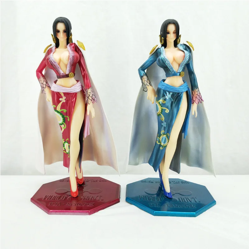 

One Piece Seven Wu Hai Pop Red Blue Female Emperor Hancock Boxed Doll Garage Kit Model Toy