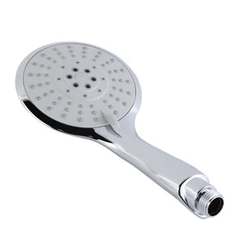 

Plastic Water Saving Bathroom Shower Head Silver Hand-held Pressurized Shatter Resistant Shower Head Bathroom Supplies