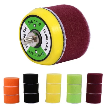 

Flat Polishing Pads Replacement Round Sponge Waxing Polisher Detailing