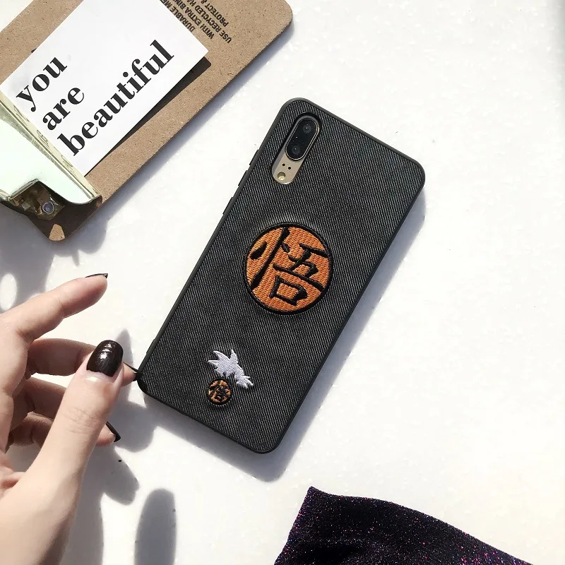 Чехол для телефона с вышивкой из мультфильма для huawei P20 Pro P20 Dragon Ball, чехол для huawei NOVA 2S 3 3i, Мягкий тканевый чехол высокого качества