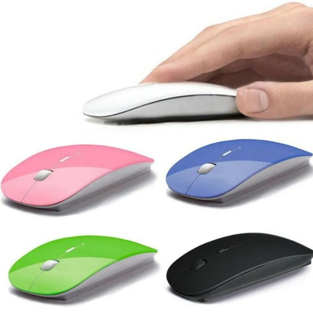 

2.4G Wireless Gaming Mouse 4 Button Ultra Quiet 1000DPI Lightweight Gamer Laptop PC Computer Mouse