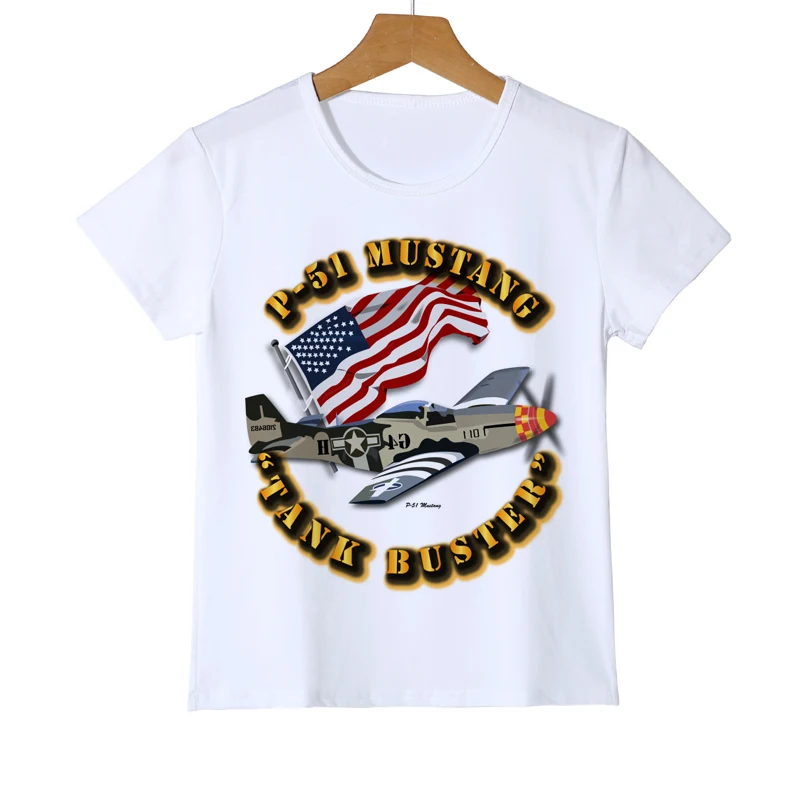 Футболка для маленьких мальчиков и девочек с забавным рисунком кота, летающего самолета, модная летняя футболка, Детская футболка с вертолетом, Детская футболка, Z32-4 - Цвет: 7