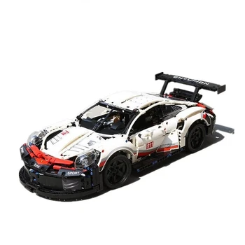 

New Technic series Formula Racing Car 911 RSR Model 20097 90066 Lepining 42096 1580pcs Supercar Building Blocks Toy