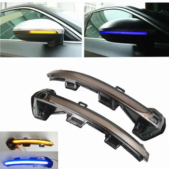 

Yellow Blue Dynamic Blinker side light For VW New Passat B8 15-19 Arteon 16-17 Side Wing Mirror Turn Signal LED Indicator light