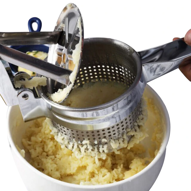 Stainless Steel Potato Press, Multifunctional Potato Masher