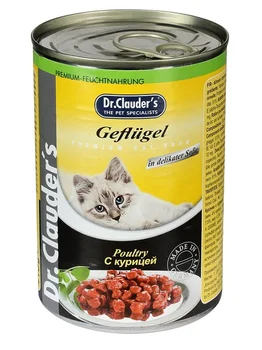 

DR.CLAUDER'S DR.CLAUDER'S for adult cats with chicken in sauce 415 gr