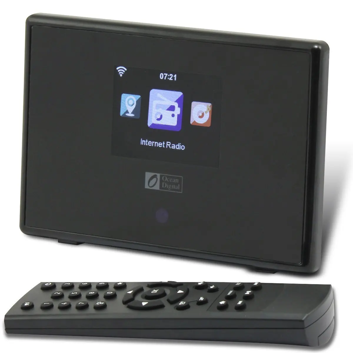 

WiFi Radio Ocean Digital WR-01C internet Radio Multi-language Menu Without Speaker Only line out for Powered/Active Speaker