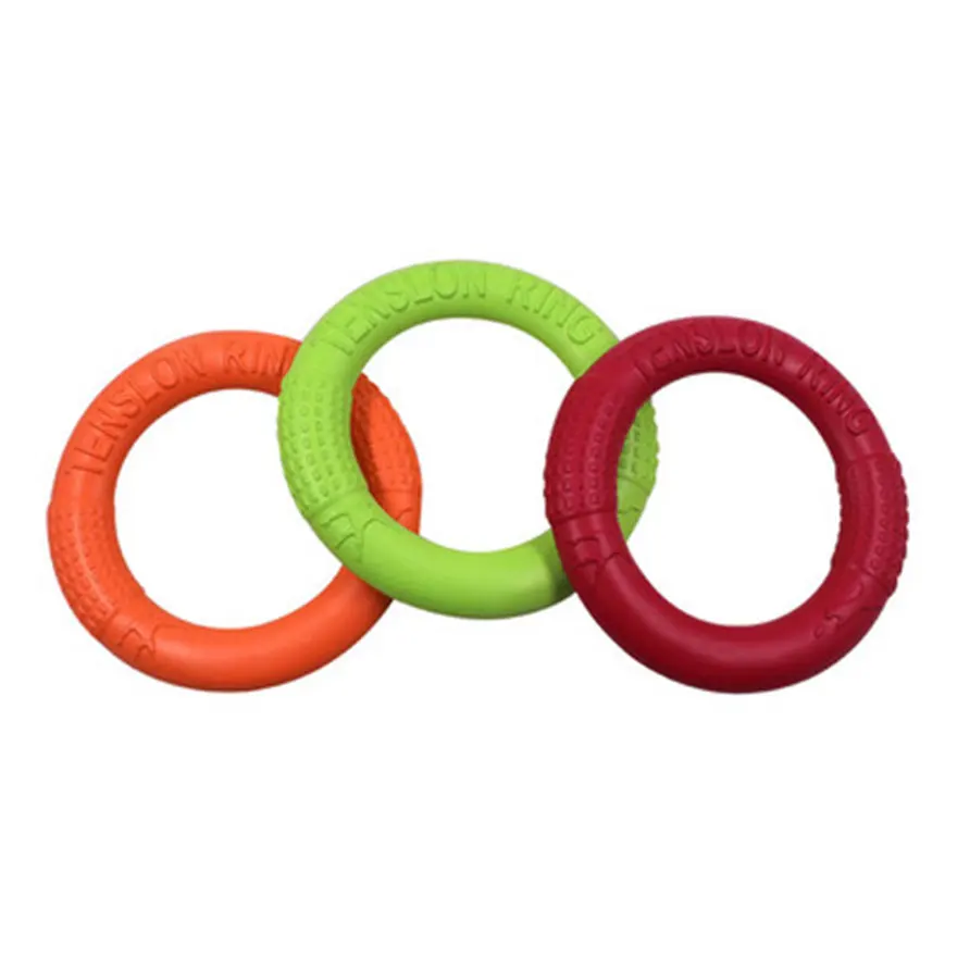 Тренировочное кольцо для домашних животных EVA летающие диски тянущиеся укусы