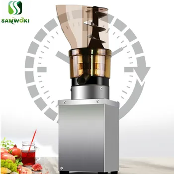 

1000W Commercial juicer automatic fruit vegetable juicing machine No slag Continuous pear juicer large caliber juice machine