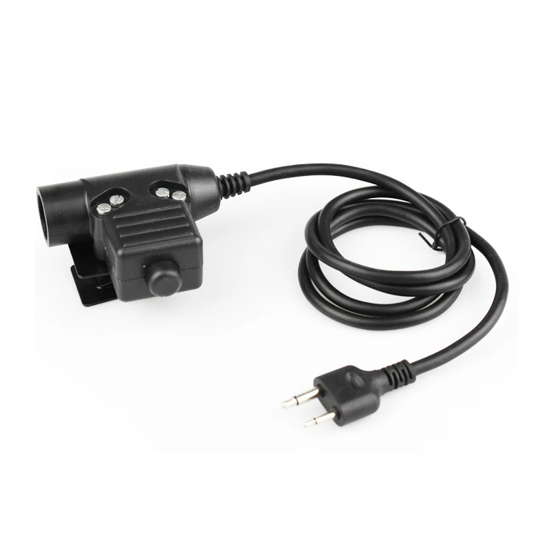 

U94 PTT Cable Plug for ICOM Z Tactical Bowman Elite II Headset HD01 HD02 Radio Headset PPT