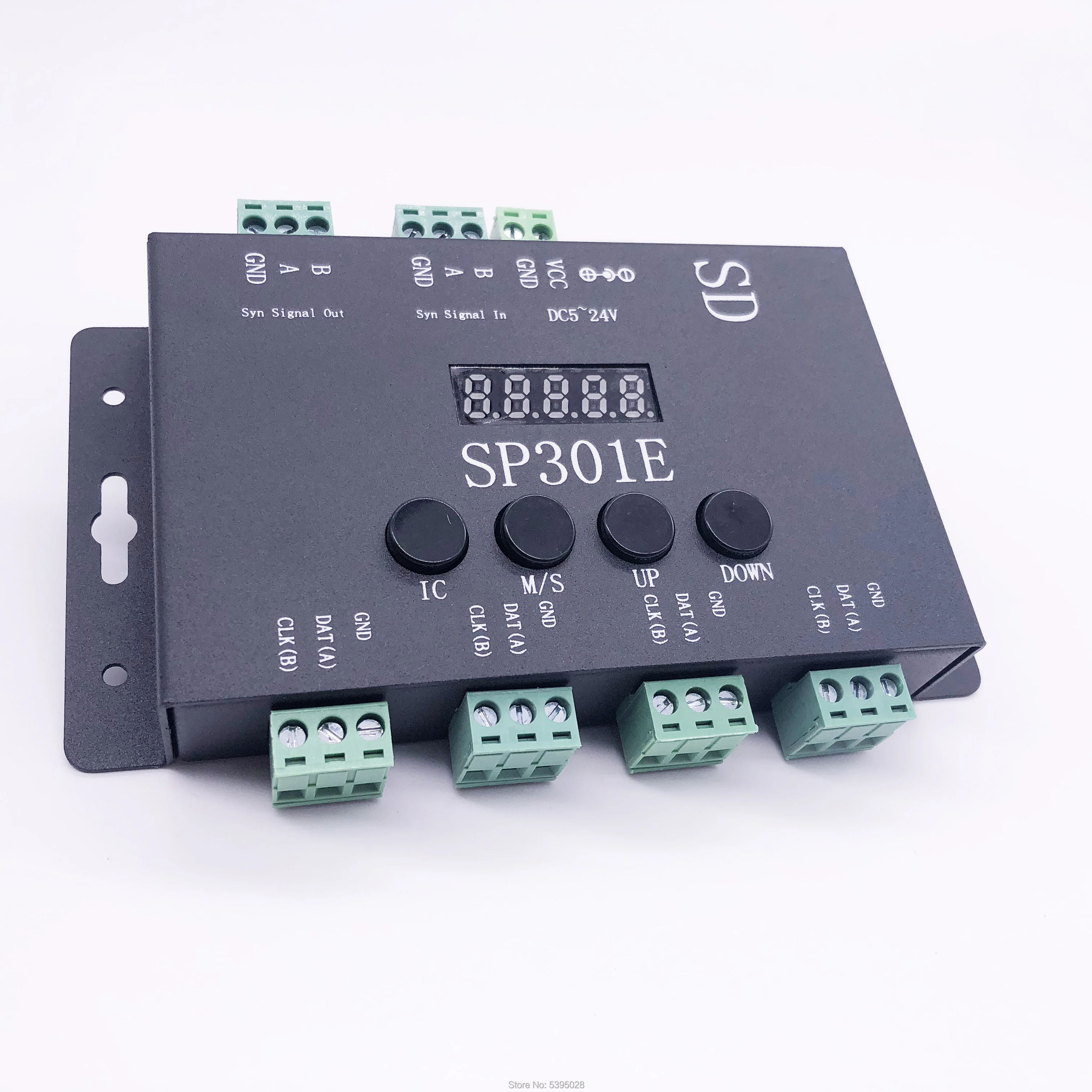

SP301E Programmable SD Card controller operating instructions WS2812BWS2811SK6812 Led Strip pixel lamp RGB/RGBW dc5v-24v