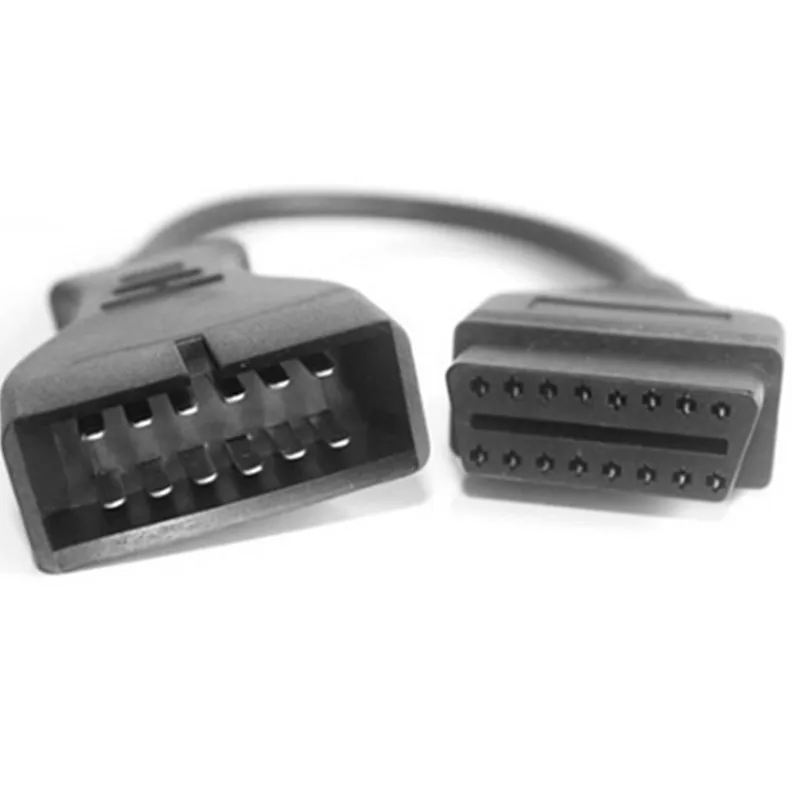 OBDIICAT Самая низкая цена OBD/OBD2 разъем для G M 12 Pin адаптер 16Pin кабель 12Pin|Кабели и
