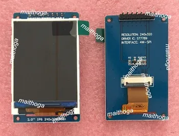 

IPS 2.0 inch 8PIN HD SPI TFT LCD Color Screen with Adapter Board ST7789 Drive IC 240(RGB)*320