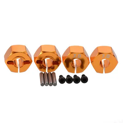 7 mm 12 мм универсальный колесный шестигранный адаптер для HSP Sakura 1/10 Масштаб RC спортивный автомобиль внедорожный автомобиль bigfoot автомобиль 5 6 7 мм шестигранный адаптер колеса - Цвет: 7 mm