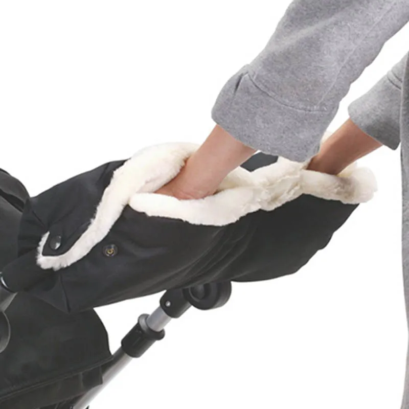 Winter Warm Pram Hand Gloves Cover Stroller Accessory Carriage Accessory Waterproof Anti-freeze Pram Cover Accessory LA871287