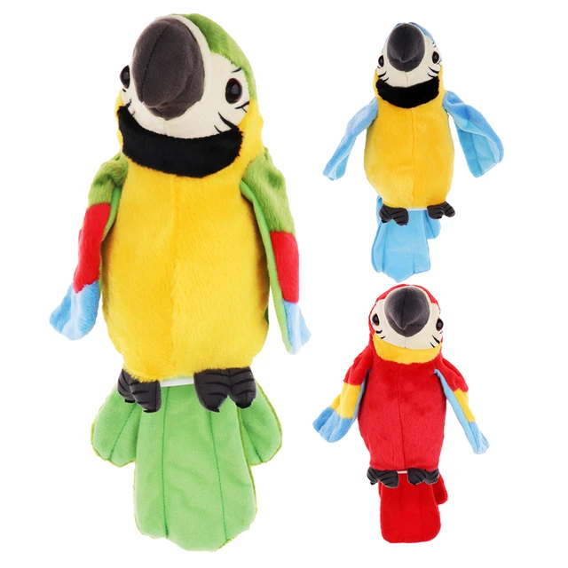 TALKING PARROT - Repeats What You Say Electronic Pet Plush Interactive Toy 5