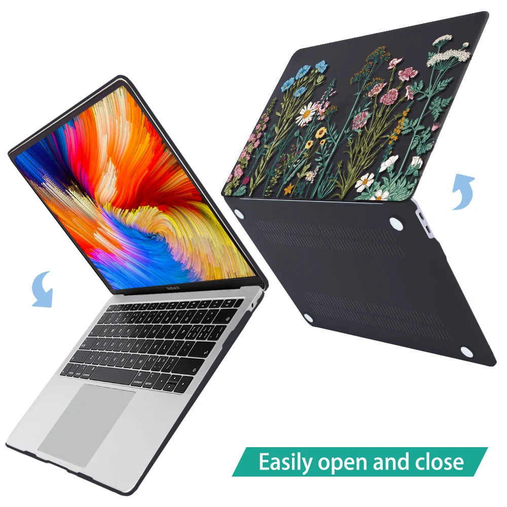 Redlai шаблон пластиковый жесткий корпус чехол для MacBook Pro 16 дюймов A2141 с сенсорной панелью Pro 13 Air 11 13 дюймов