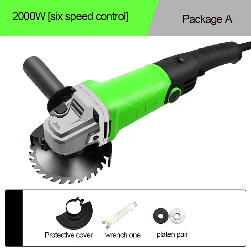 

Speed regulation/Constant Speed Angle Grinder for Grinding Cutting Metal Electric 1100RPM For High Speed Material Removal 2000W