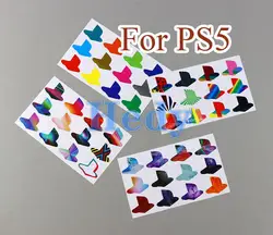 12PCS/1Set Custom Vinyl Decal Skin Sticker For PS5 Console Glossy Logo Underlay For PS5 Disk Digital Version Accessories
