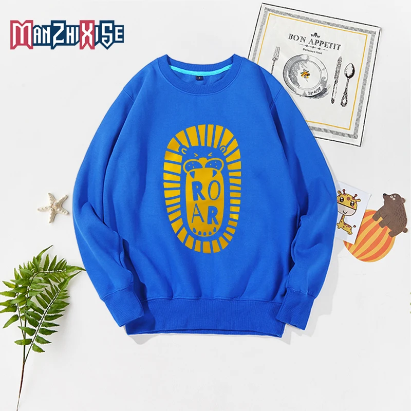 

Kids Hoodies Girls Brand New Sweatshirt Boys Clothes Sweaters Cartoon Animal Hippo Printing Children Clothing Long Sleeve Tops