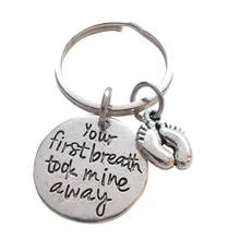 Европа и Америка Горячие Продажи ваш первый дыхание отнял мой мать и дочь мать и ребенок младенческой брелок