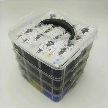 

650pcs Fastener Clips Plastic Car Auto Retainer Assortment Kit Push pins