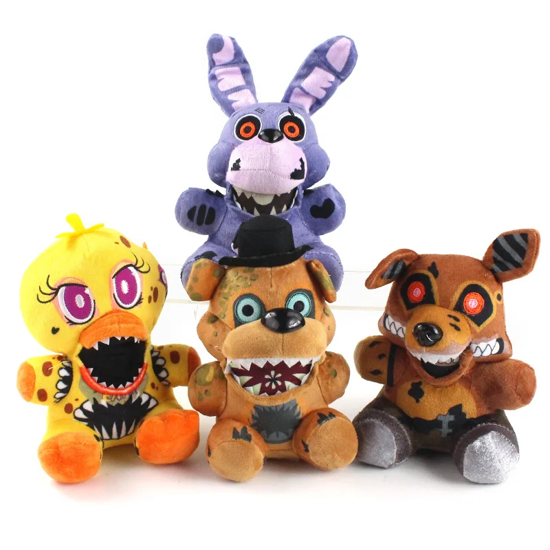 18 см 4 шт./lotFive Nights at Freddy's пять ночей у Фредди Плюшевые игрушки Аниме медведь
