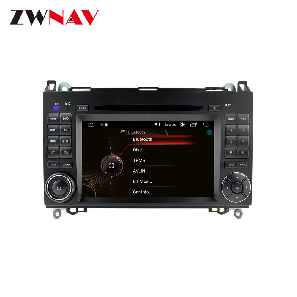 Clearance Android 9.0 Car DVD Player GPS For Mercedes Benz B200/B-class/W245/B170/W169 Auto Stereo Radio Car Multimedia Player Head Unit 12