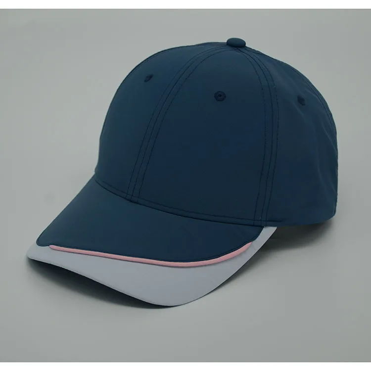 Customised mesh running baseball hat cap 100 polyester dry fit golf
