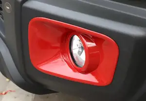 Image 5 - Đèn Miếng Suzuki Jimny JB74 2019 2020 2021 JB64 JB74 Trước Đèn Sương Mù Đèn Trang Trí Dán Ngoại Thất Xe Ô Tô Phụ Kiện ABS đỏ