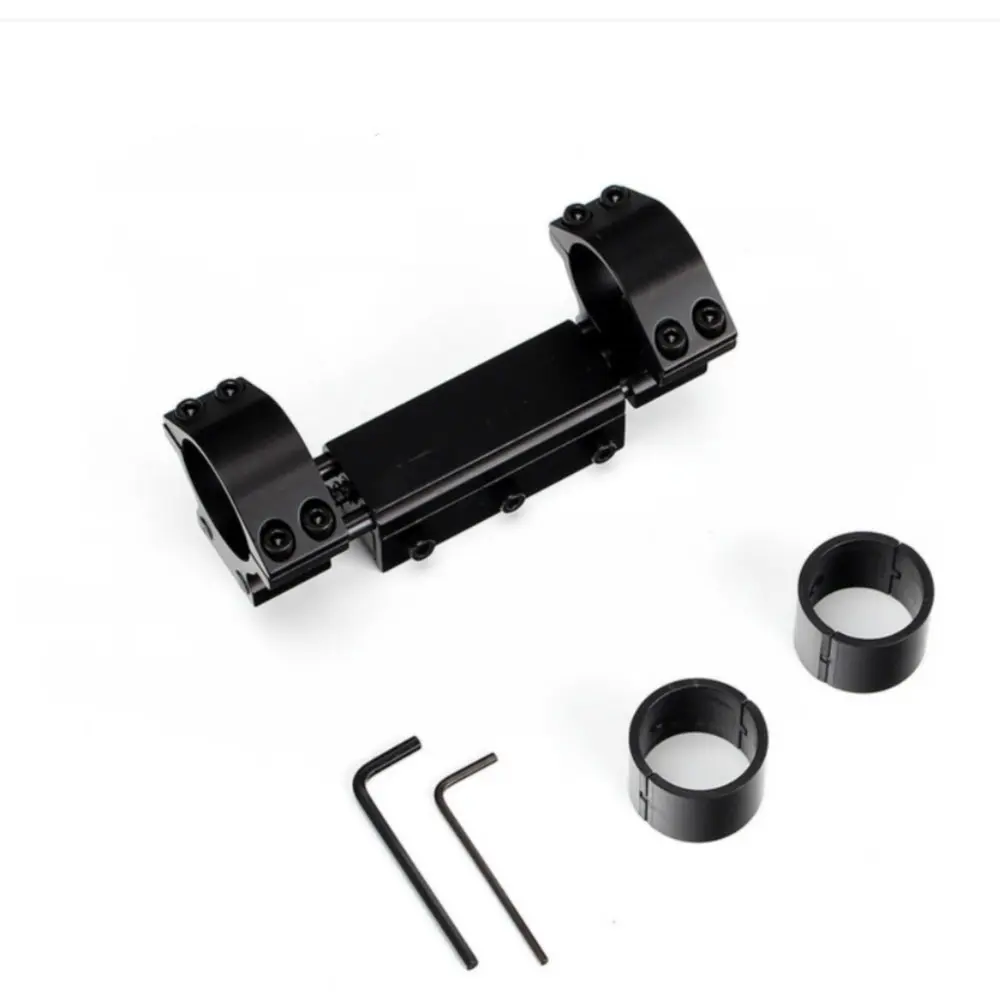 Zero Recoil Mount Охота t25.4mm 30 мм пневматическое оружие прицела кольца Zero Recoil высокопрофильные Монтажные кольца подходит Picatinny Weaver Rail с фиксатор - Цвет: Zero Recoil Mount