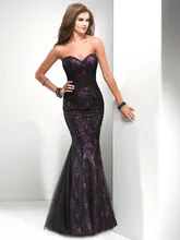 

free shipping 2018 arrival vestido de festa long purple party tulle elegant sexy black lace unique Mermaid bridesmaid dresses