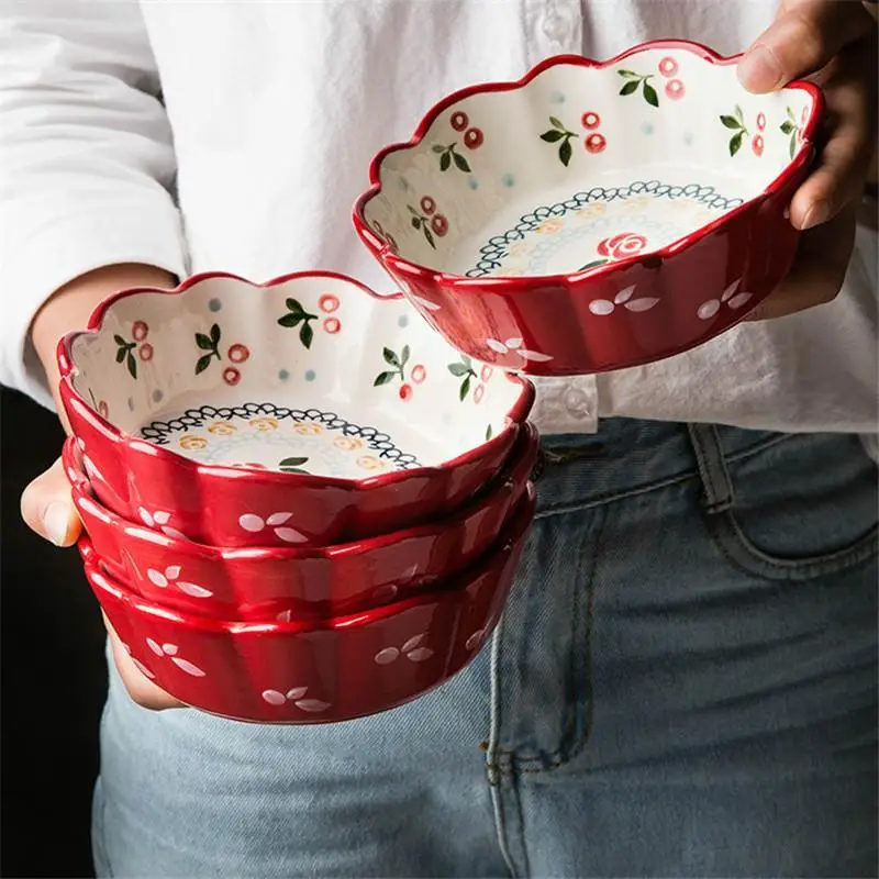 Фарфоровая посуда Vajilla тарелка Keuken аксессуары для закусок Dondurma kamesi Fruteira керамическая кухонная барная керамическая миска для супа