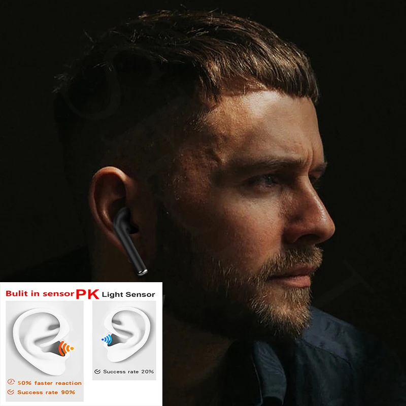 Goedkoop Originele I9000 Tws Plus Air 2 Grootte 11 1536U Chip Bluetooth Oortelefoon Ondersteuning Ios13 Pk I10000 I2000 I1000 I800 I500 i200 I12 Tws